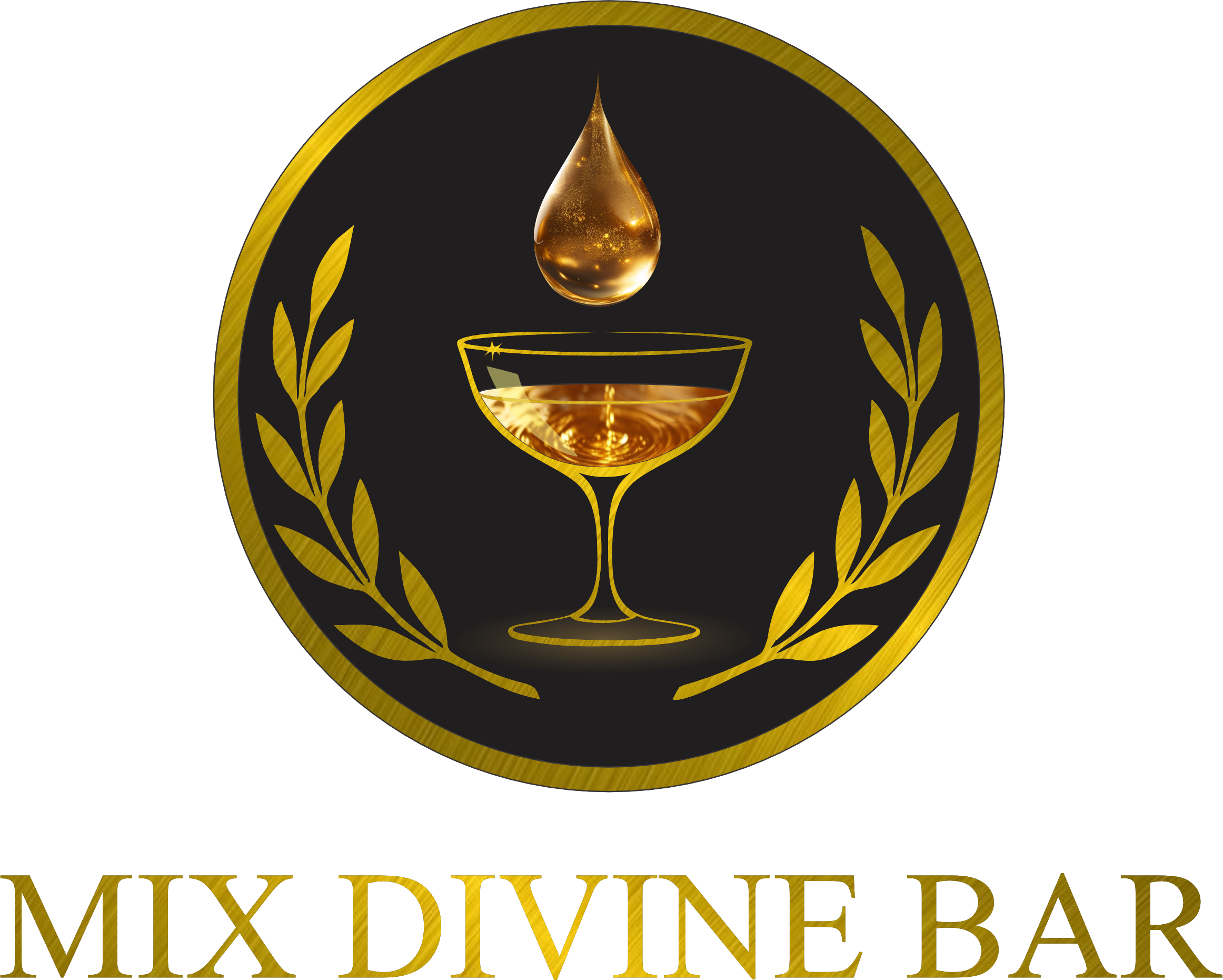 Logo Mix Divine Bar - Bar Móvel para Eventos